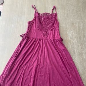 Xhilaration Magenta Dress